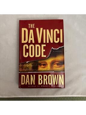 The Da Vinci Code by Dan Brown Hardcover Novel